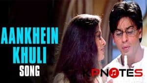 Aankhein-Khuli-Mohabbatein-Piano-Notes