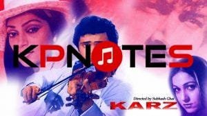 Ek-Haseena-Thi-karz-piano-notes
